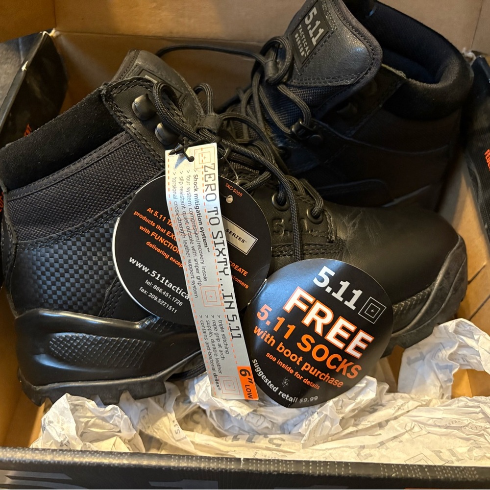 5.11 Tactical ATAC Black Low Boots